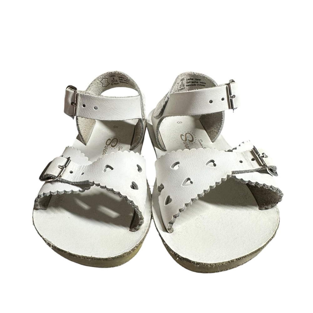 Salt Water Sandals by Hoy White Kids Sandals - Picture 2 of 6